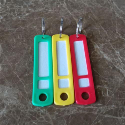 Rectangular Colorful Plastic Key Tag